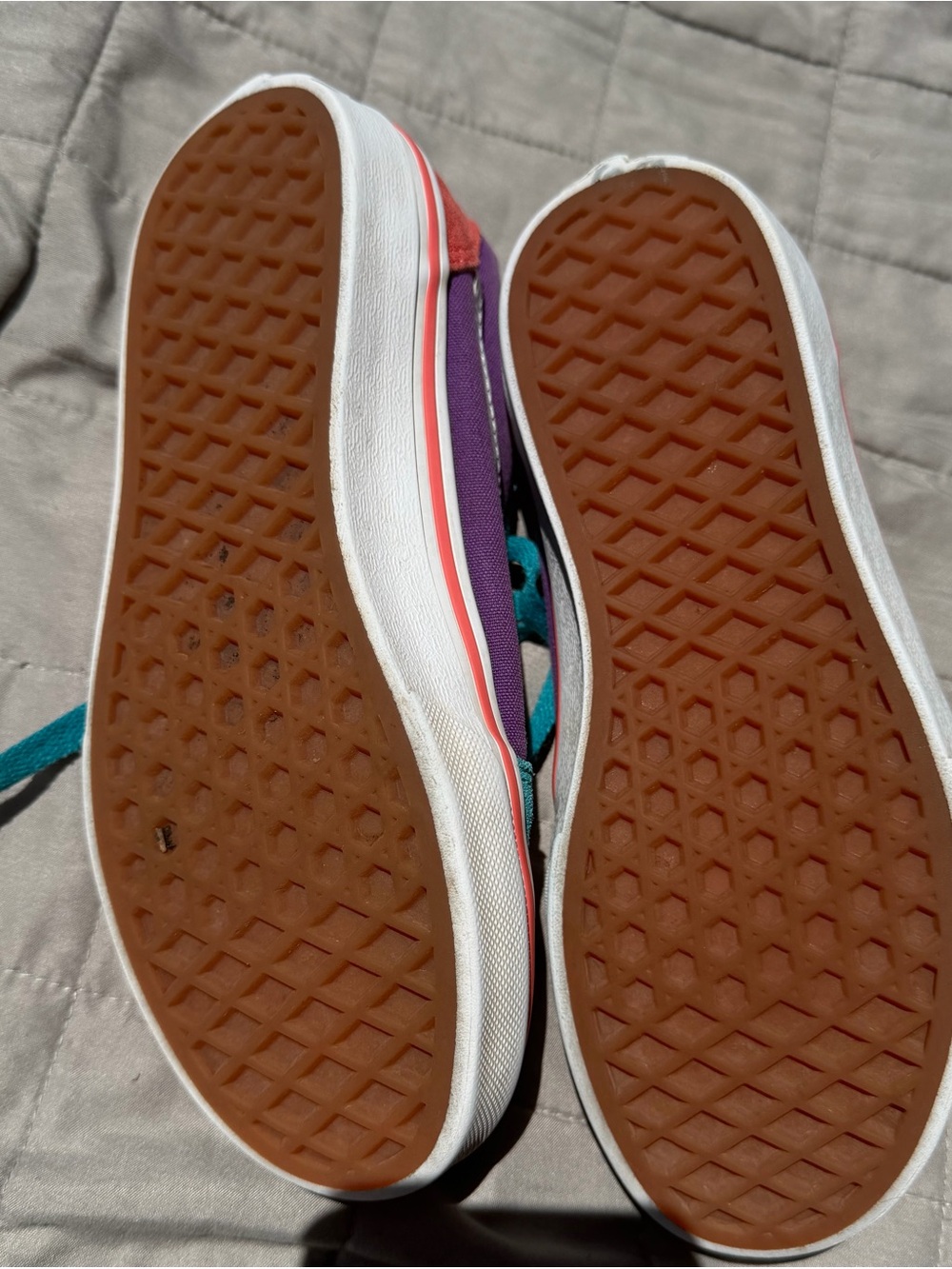 Vans Ward Colorblock Off the Wall Old Skool Sneaker 3 Boy Girl Skater Shoe Missy - Picture 5 of 6